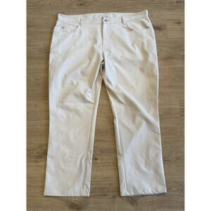 Peter Millar Pants Mens 40x30 Beige EB66 Performance Five Pocket